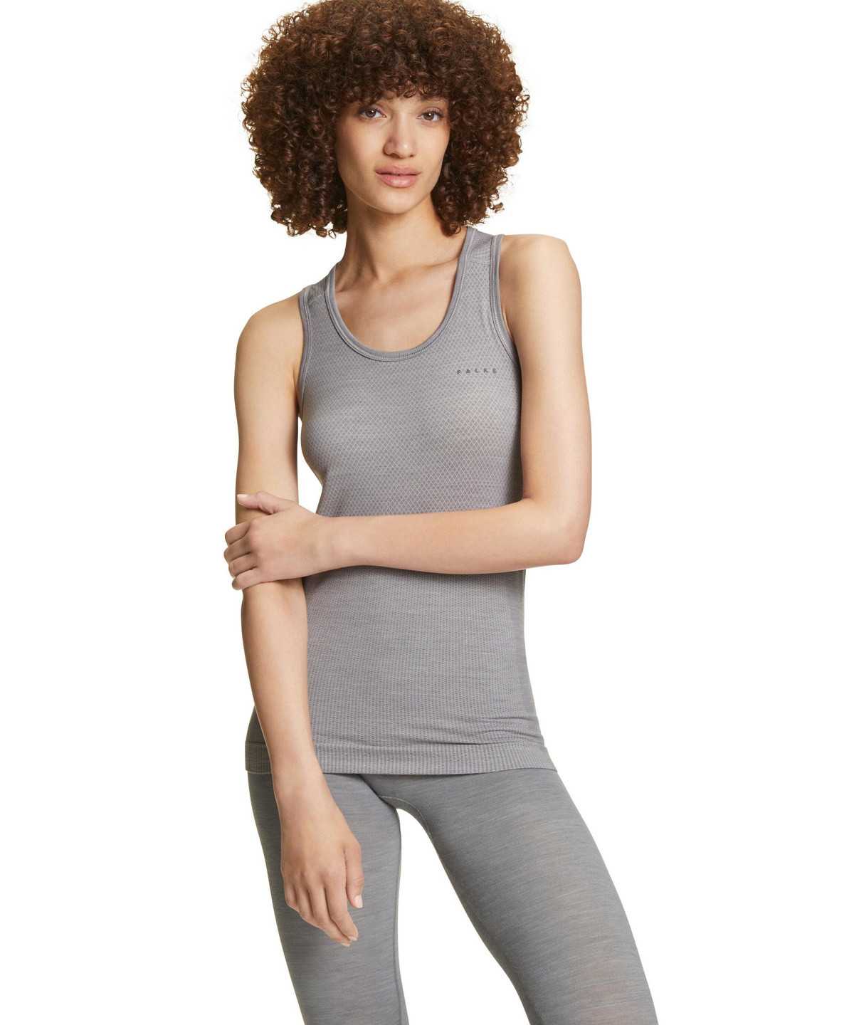 Falke Tanktop Wool-Tech Light Naisten Lyhythihainen Paita Harmaat | 67409GOPE