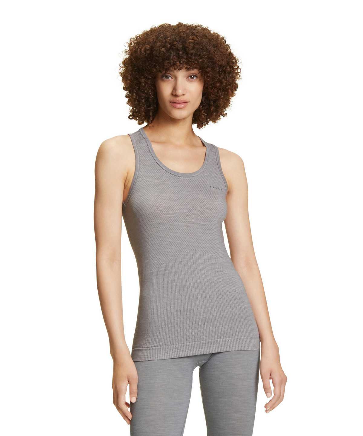 Falke Tanktop Wool-Tech Light Naisten Lyhythihainen Paita Harmaat | 67409GOPE