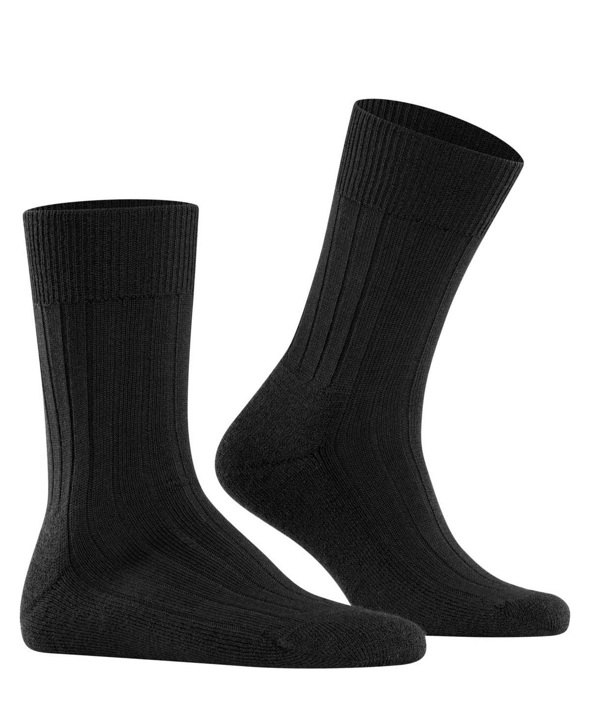 Falke Teppich im Schuh Socks Miesten Sukat Mustat | 61820GPSW