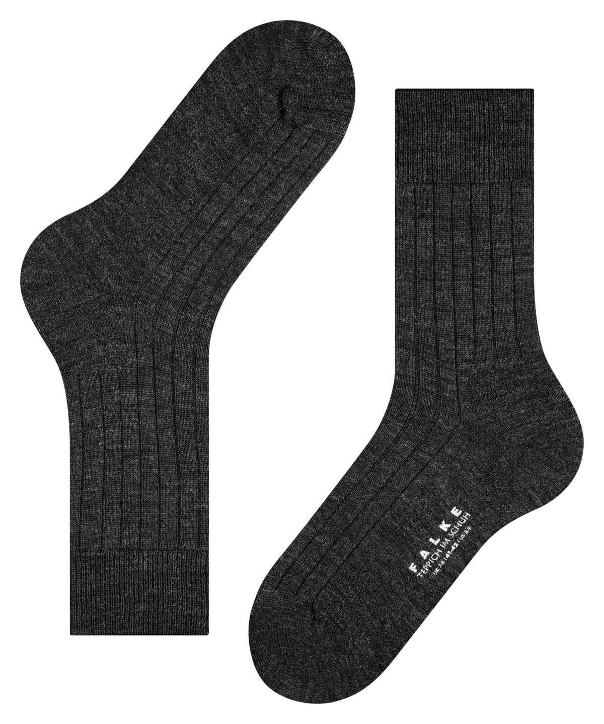 Falke Teppich im Schuh Socks Miesten Sukat Harmaat | 05613KIFO