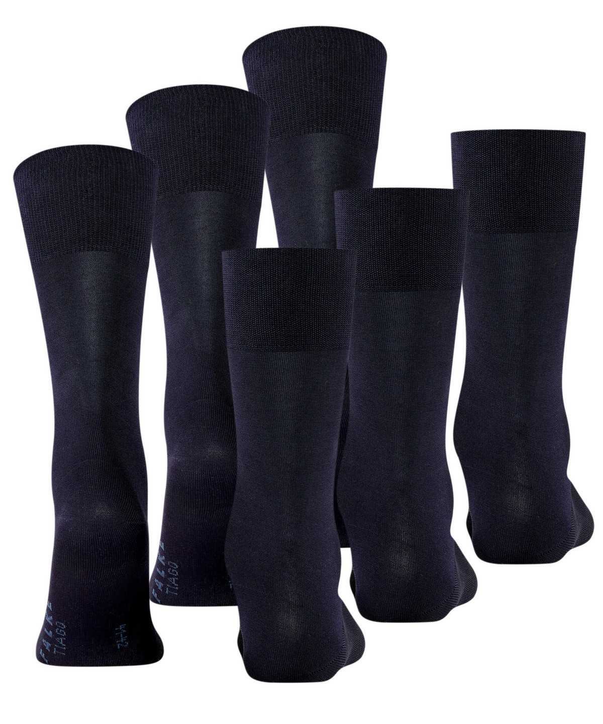 Falke Tiago 3-Pack Socks Miesten Sukat Sininen | 01845MXND