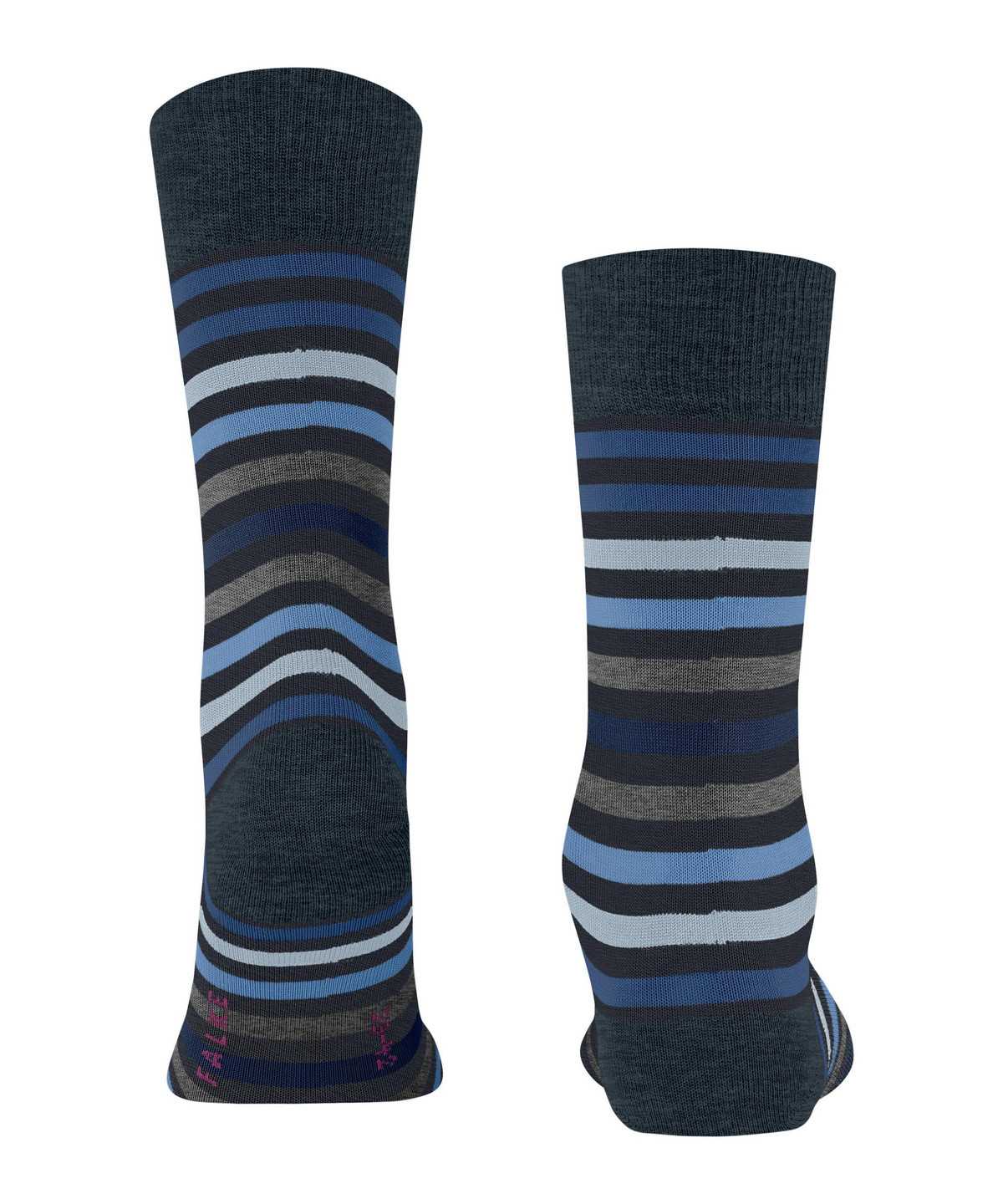 Falke Tinted Stripe Socks Miesten Sukat Sininen | 47015JCQP