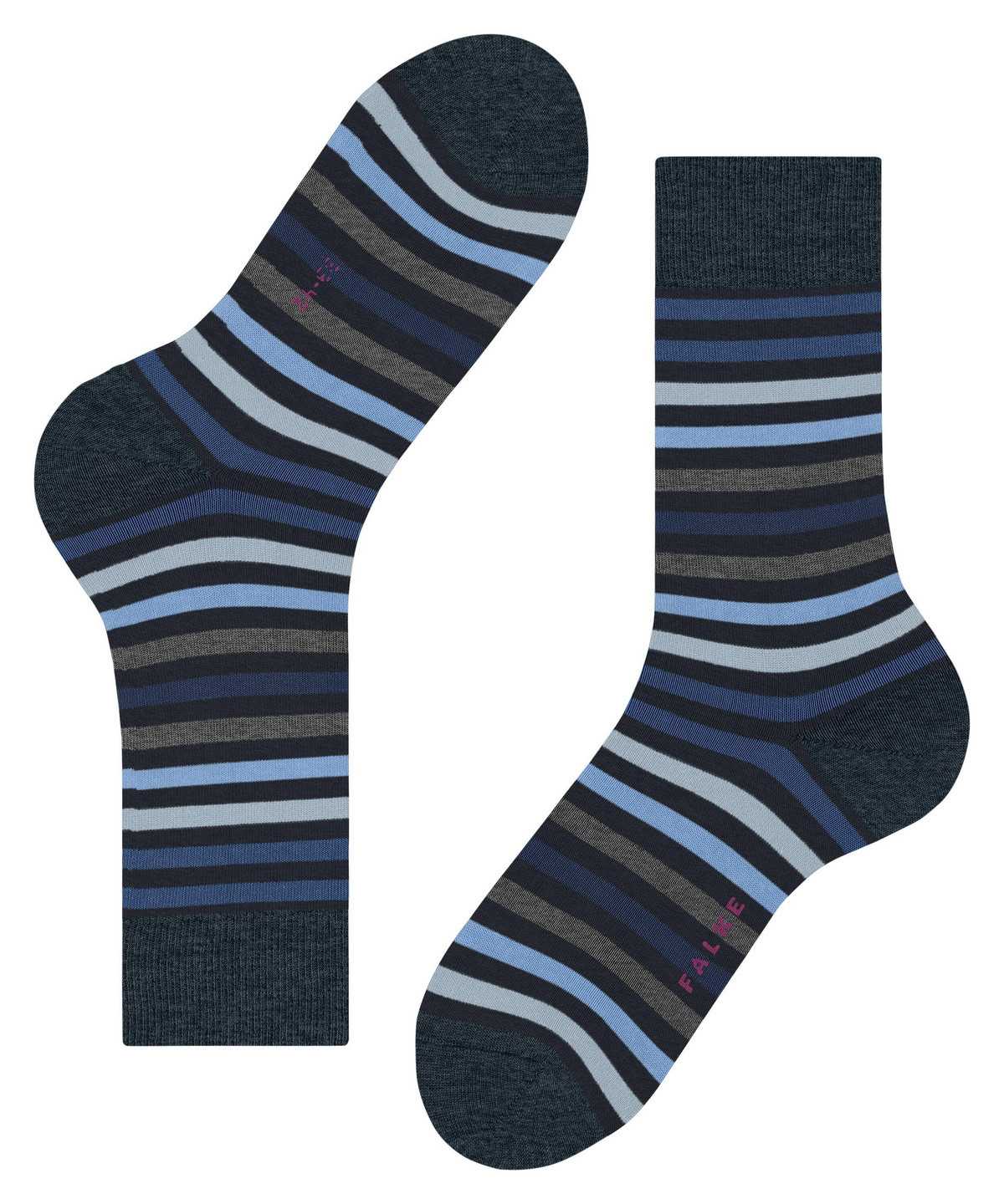 Falke Tinted Stripe Socks Miesten Sukat Sininen | 47015JCQP