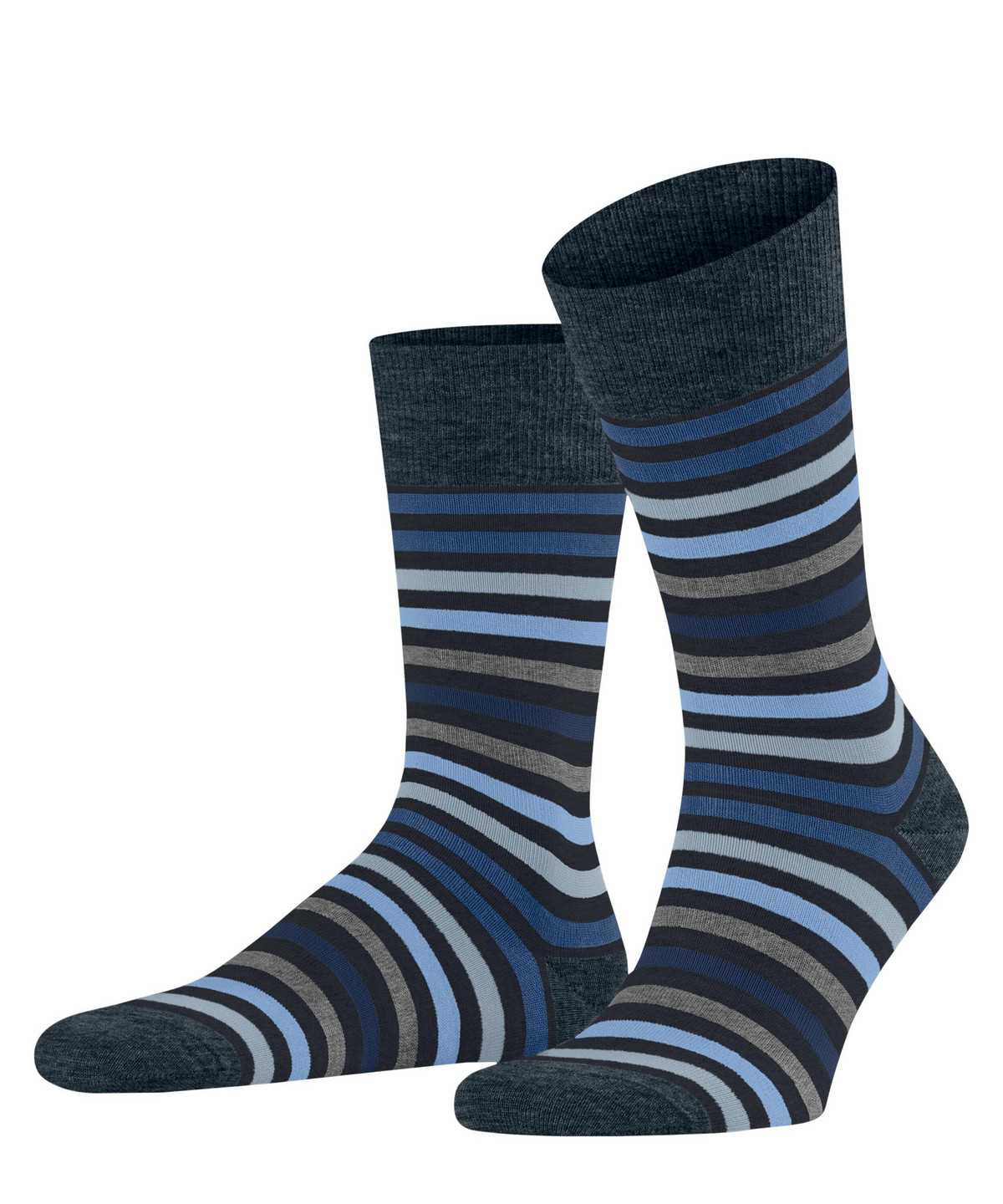 Falke Tinted Stripe Socks Miesten Sukat Sininen | 47015JCQP