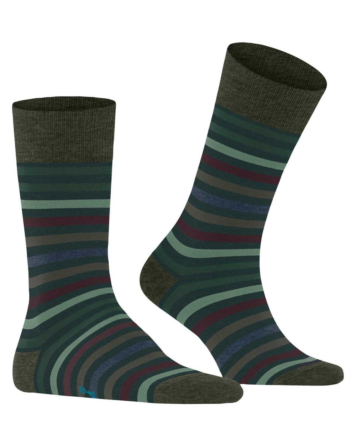 Falke Tinted Stripe Socks Miesten Sukat Vihreä | 19406RTJG