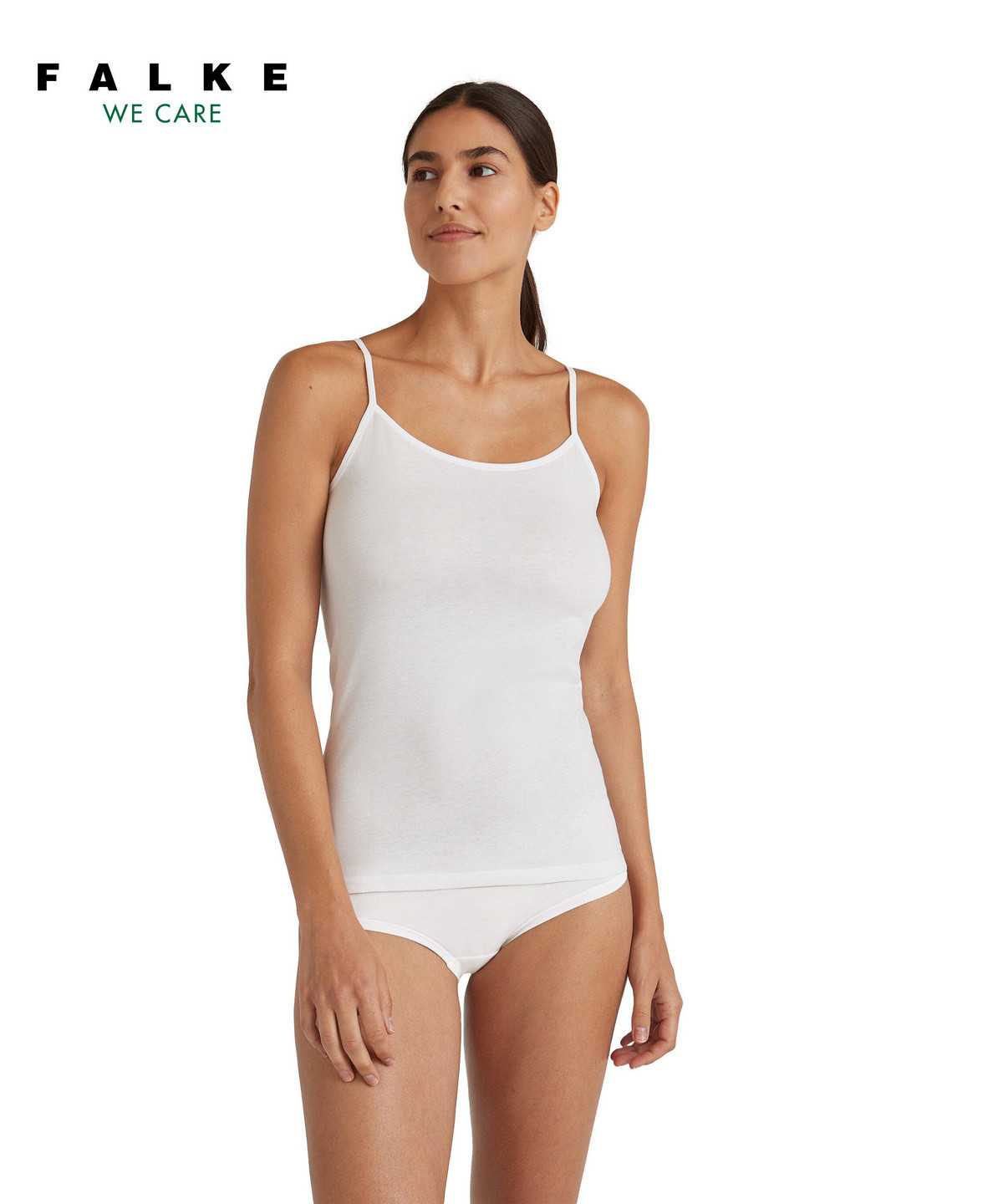 Falke Top Daily Natural Naisten Bras & Tops Valkoinen | 90128ZVJO