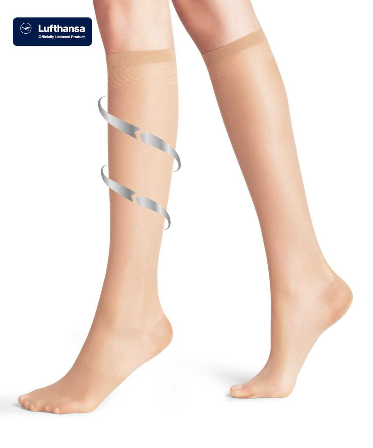 Falke Vitalize 20 DEN Knee-high Socks Naisten Sukat Beige | 03965HFYN